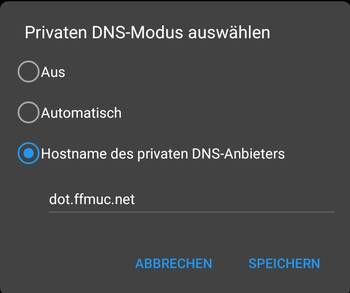 Bild: “Einstellungen” zu “Wi-Fi & Internet” unter Android 9