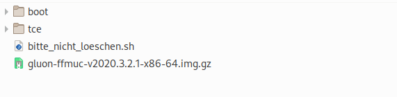 Bild USB-Stick Inhalt